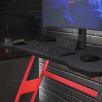Flash Furniture NAN-GM1030-BK-GG Fisher Black Mega Size Extended Gaming Mouse Pad with Anti-Slip Rubber Base and Micro Weave Top, Large Home Office Desk Mat, 45.75